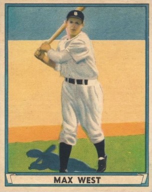 1941 Play Ball Max West #2 Baseball Card