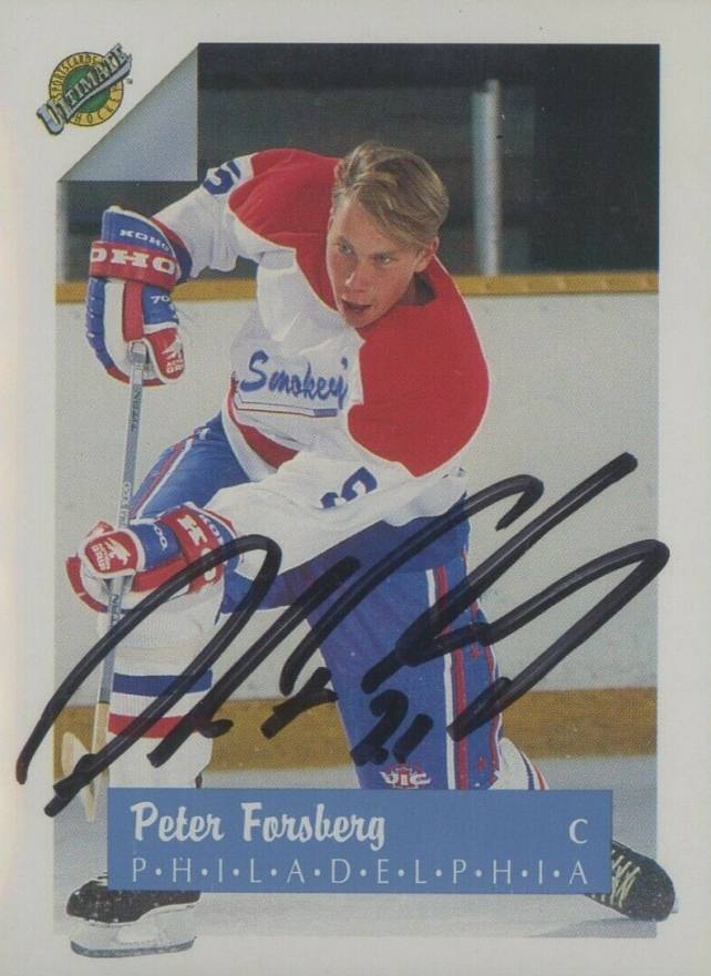 1991 Ultimate Draft Peter Forsberg #5 Hockey Card