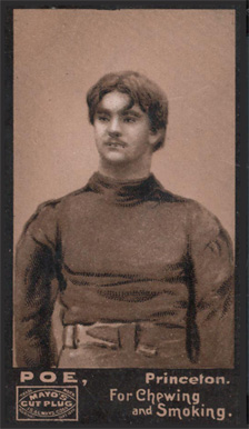 1894 Mayo Cut Plugs Poe #25 Football Card