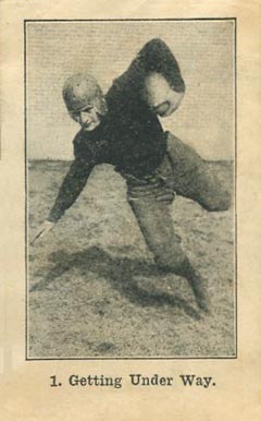 1926 Shotwell Red Grange Blank backs Red Grange #1 Football Card