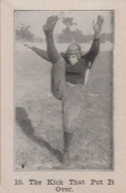 1926 Shotwell Red Grange Blank backs Red Grange #10 Football Card