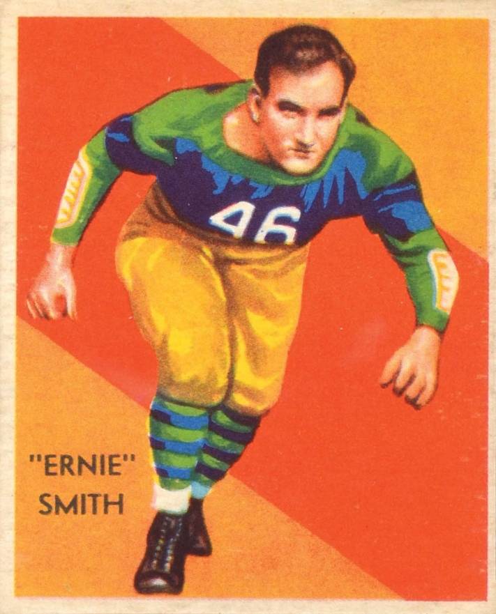 1935 National Chicle Ernie Smith #33 Football Card