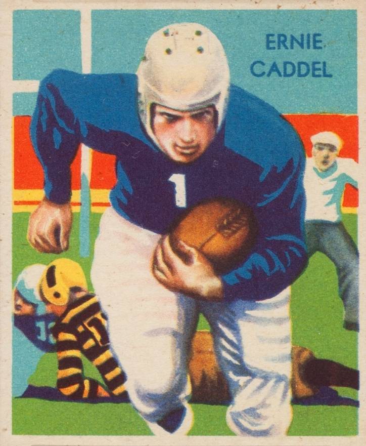 1935 National Chicle Ernie Caddel #30 Football Card