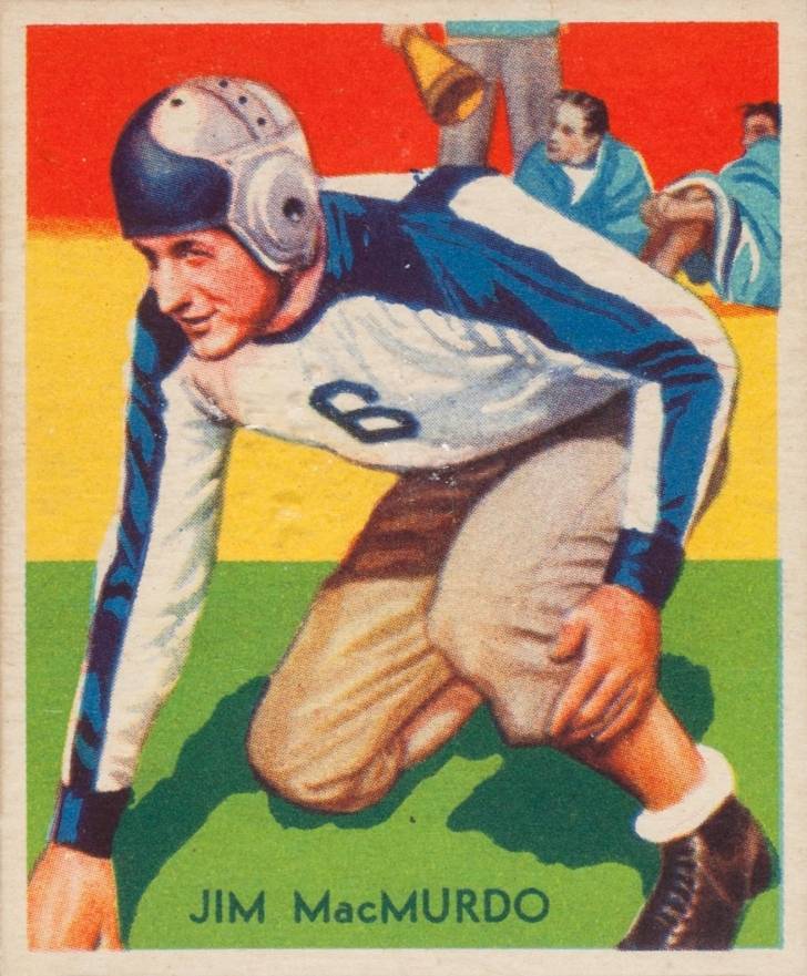 1935 National Chicle Jim MacMurdo #29 Football Card