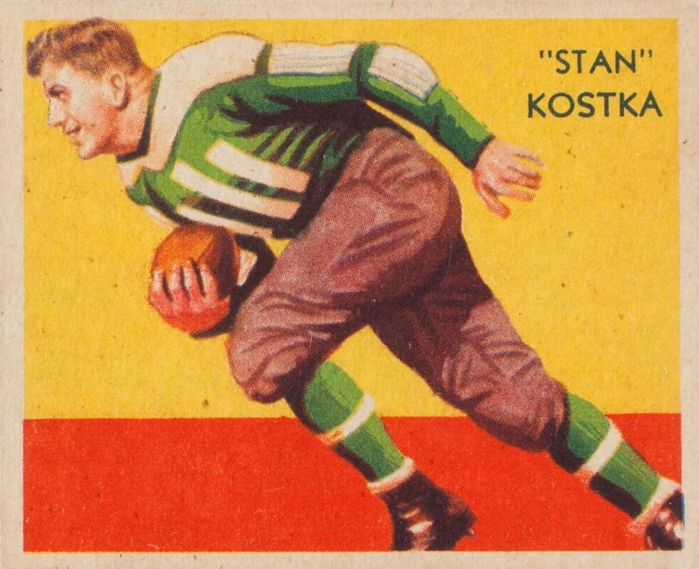 1935 National Chicle Stan Kostka #28 Football Card
