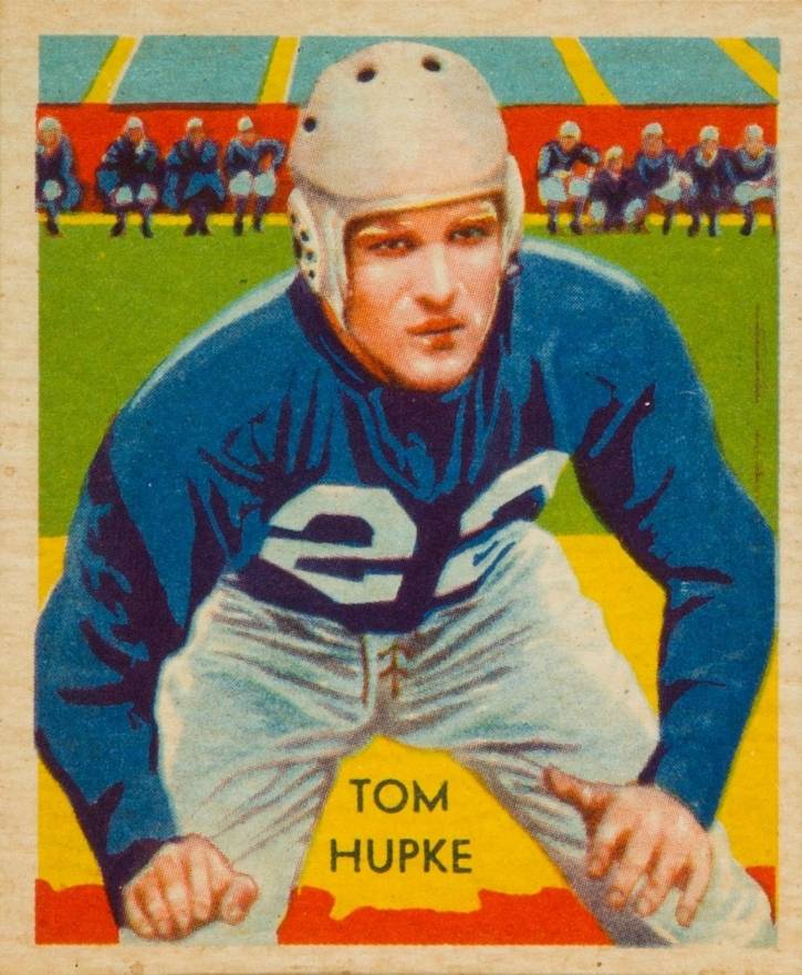 1935 National Chicle Tom Hupke #12 Football Card