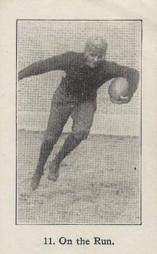 1926 Shotwell Red Grange Ad Back On the Run #11 Football Card