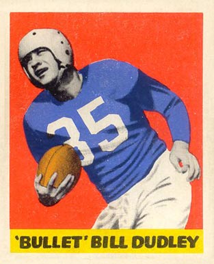 1948 Leaf 'Bullet' Bill Dudley #36 Football Card