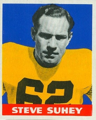 1948 Leaf Steve Suhey #2 Football Card