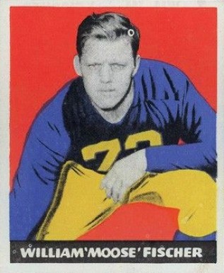 1948 Leaf Bill Fischer #7 Football Card
