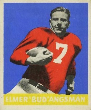 1948 Leaf Elmer 'Bud' Angsman #25 Football Card