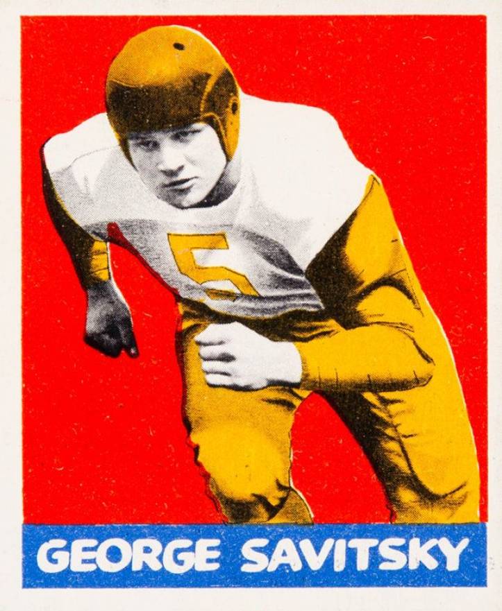 1948 Leaf George Savitsky #77 Football Card