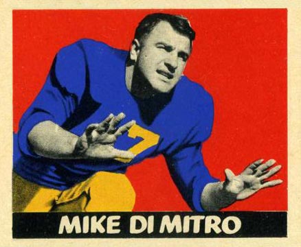 1948 Leaf Mike DiMitrio #51 Football Card
