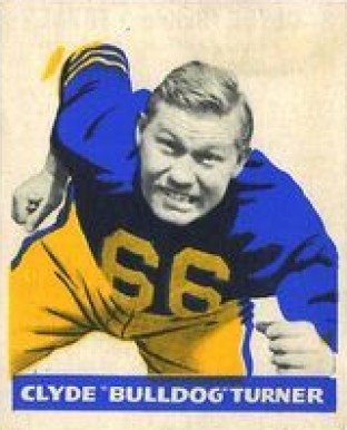 1948 Leaf Clyde "Bulldog" Turner #3 Football Card