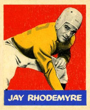 1948 Leaf Jay Rhodemyre #97 Football Card
