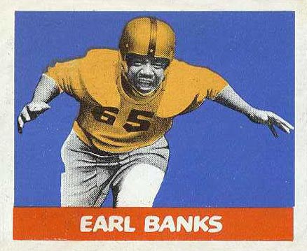 1948 Leaf Earl Banks #92 Football Card