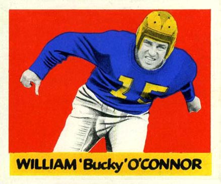 1948 Leaf William 'Bucky' O'Conner #89 Football Card