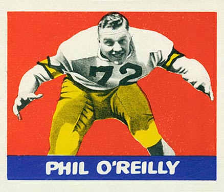 1948 Leaf Phil O'Reilly #70 Football Card