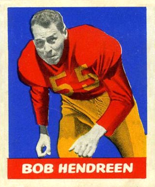 1948 Leaf Bob Hendreen #65 Football Card