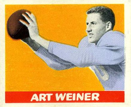 1948 Leaf Art Weiner #58 Football Card