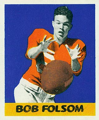 1948 Leaf Bob Folsom #56 Football Card