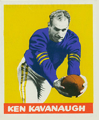 1948 Leaf Ken Kavanaugh #23 Football Card