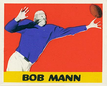 1948 Leaf Bob Mann #44 Football Card