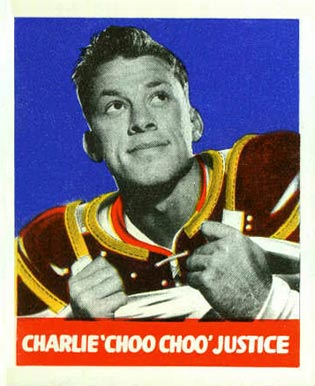1948 Leaf Charlie 'Choo Choo' Justice #15 Football Card