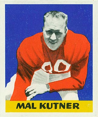 1948 Leaf Mal Kutner #14 Football Card