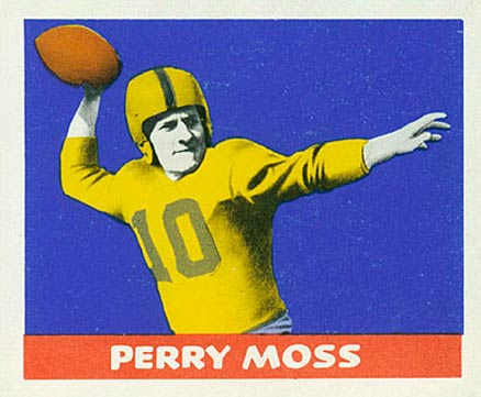 1948 Leaf Perry Moss #10 Football Card