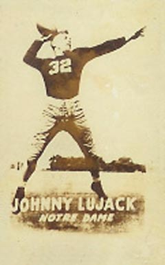 1948 Topps Magic Photo All American Football Johnny Lujack #6C Football Card