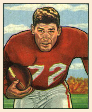 1950 Bowman Norm Standlee #143 Football Card