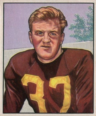 1950 Bowman Joe Tereshinski #139 Football Card