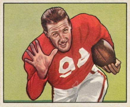 1950 Bowman Verl Lillywhite #108 Football Card