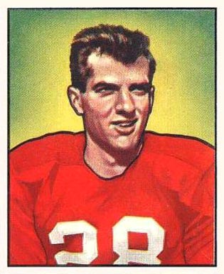 1950 Bowman Frank Tripucka #91 Football Card