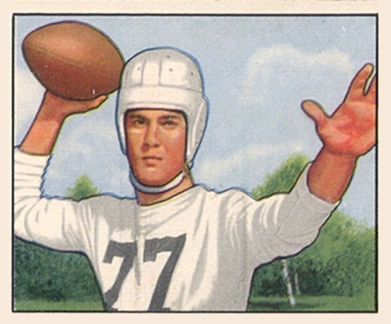 1950 Bowman Bob Gage #54 Football Card
