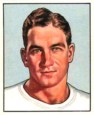 1950 Bowman Adrian Burk #41 Football Card