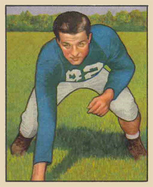 1950 Bowman Leon Hart #38 Football Card
