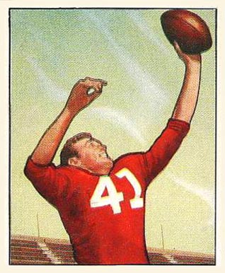 1950 Bowman Billy Dewell #22 Football Card