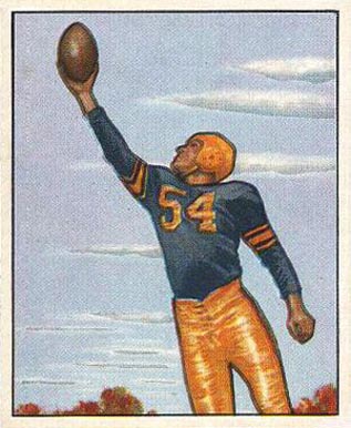 1950 Bowman Val Jansante #18 Football Card