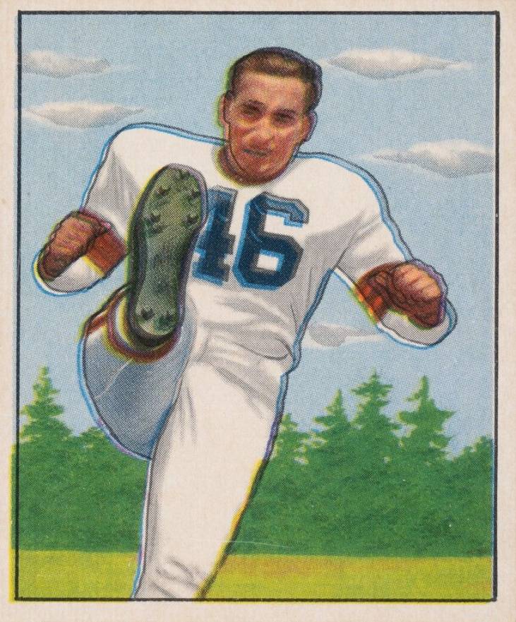 1950 Bowman Lou Groza #6 Football Card
