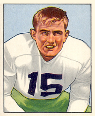 1950 Bowman Clayton Tonnemacker #118 Football Card