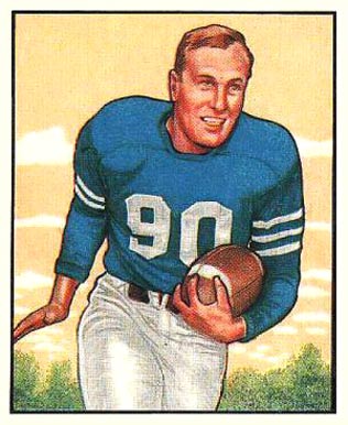 1950 Bowman Bob Hoernschemeyer #39 Football Card