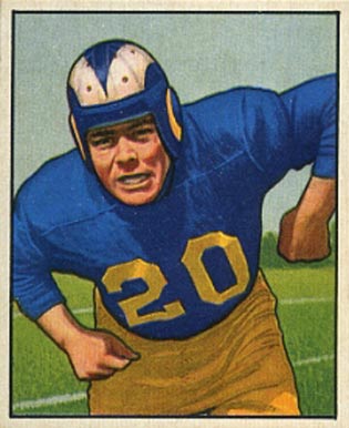 1950 Bowman Dick Huffman #53 Football Card