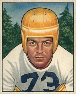 1950 Bowman Darrell Hogan #89 Football Card