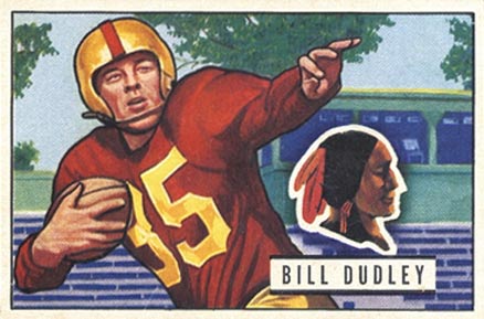 1951 Bowman Bill Dudley #144 Football Card