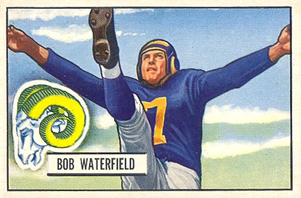 1951 Bowman Bob Waterfield #40 Football Card