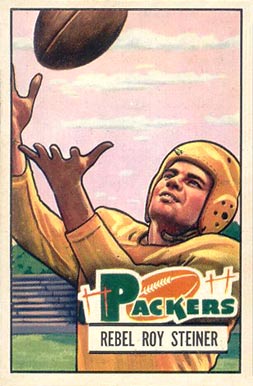 1951 Bowman Rebel Roy Steiner #16 Football Card