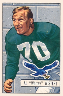 1951 Bowman Al "Whitey" Wistert #11 Football Card
