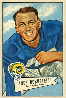1952 Bowman Large Andy Robustelli #85 Football Card